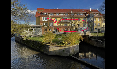3-room apartment, suitable for 1-2 people, with balcony and garden, located near the Schutter river.