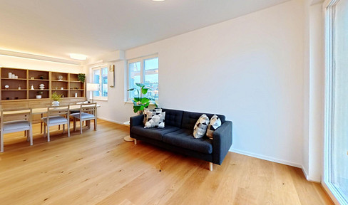 Fully furnished 3-room apartment (all-inclusive rent) in the green, popular Berlin district of Pankow.