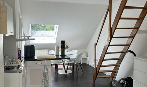 Cozy attic apartment near the university of applied sciences.