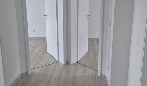 3-room apartment with underfloor heating and a large southwest-facing balcony, located in the desirable Hammer South district.