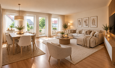 Helle 3 Zimmer Wohnung zu verkaufen