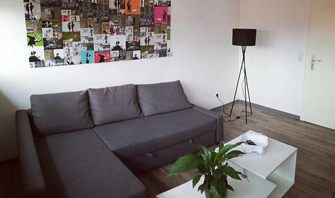 Beautiful 2-room apartment, fully furnished, with a balcony and parking space.