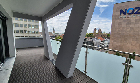 Renoviertes Penthouse mit Dachterrasse und Rundumblick – 5 Zimmer in der City
