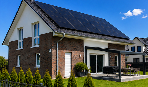 Viebrock prefabricated house | KfW-40-Plus certified | 5 rooms | Built in 2019 | Located on a dead-end street, directly next to a nature reserve.