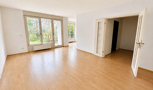 2-Zimmerwohnung mit Garten in grüner ruhiger Wohnanlage in begehrter Wohlage Stadtbeirk 9 im Grünen