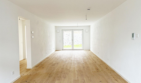Helle 3-Zimmer-Wohnung mit Garten