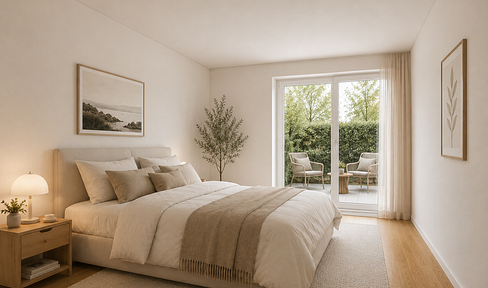Lichtdurchflutete Gartenwohnung mit eigener Terrasse – Erstbezug nach Kernsanierung | KfW 55 EE