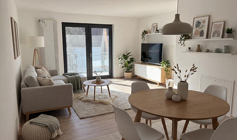 Modern 2-bedroom apartment (85 square meters), newly built.