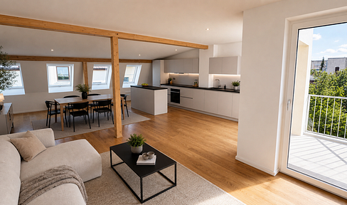 Charmante 4-Zimmer-Maisonette-Dachgeschosswohnung im ruhigen Rückgebäude