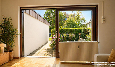 Grüne Oase in Reutlingen: 3-Zi-Erdgeschosswohnung mit Terrasse