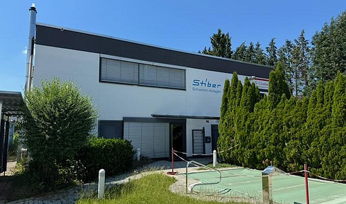 Repräsentative Gewerbehalle inkl. Kranbahn mit Büro- und Außenflächen
