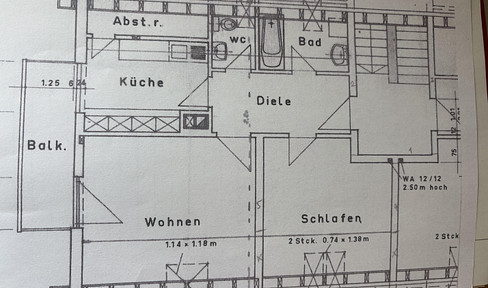 2 Zimmer Dachgeschoßwohnung mit Weitblick
