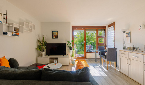 Cozy 2-room apartment with garden / ready for occupancy.
