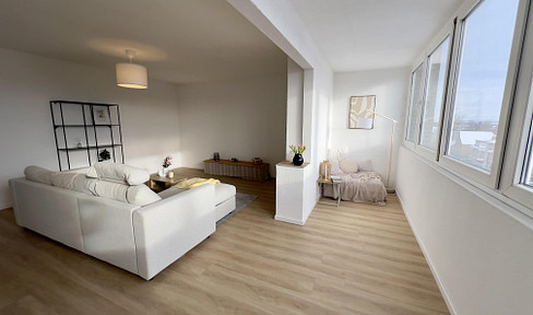 Renovated 3-room apartment in the Elsen district, available without commission.