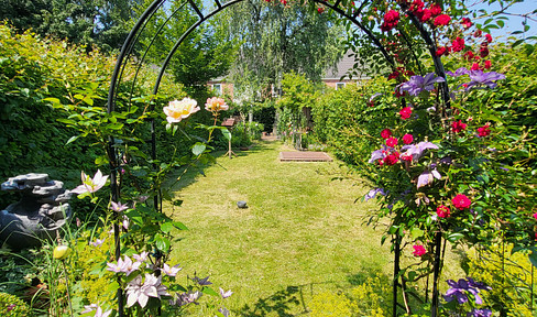 Provisionsfrei: Wunderschönes Reihenhaus in der Gartenstadt - teilmöbliert n.V.