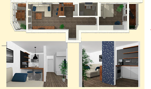 !No agency fees! Apartment with balcony and conservatory.