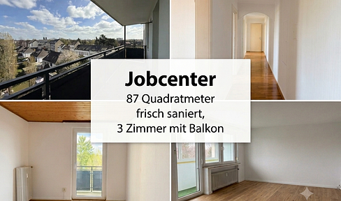 Jobcenter – جوب سنتر – Джобцентер – deine neue Wohnung ist fertig!