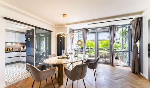 Luxus kernsanierte Maisonette mit Reihenhauscharakter, Garten & Panoramablick über Dresden
