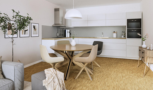 Investment property with substance: New 3-room apartment in Cologne-Müngersdorf.