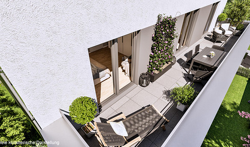 Viel Platz und Penthouse Feeling: Großzügige 3-Zimmer-Wohnung mit Dachterrasse, Müngersdorf