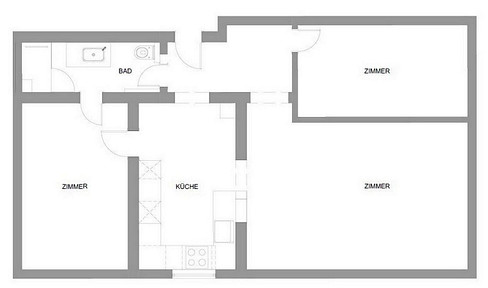 Exklusive, kernsanierte 3-Zimmer-Wohnung im Lehenviertel