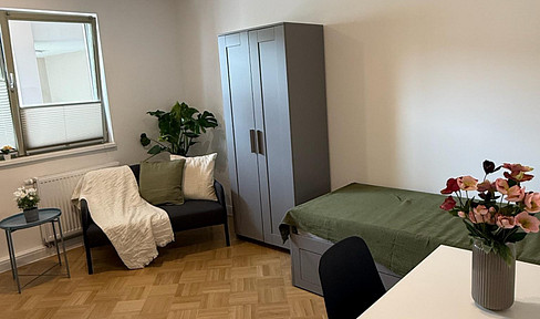 First occupancy - Furnished 1-bedroom apartment near Bohlenplatz in Erlangen - completely renovated.