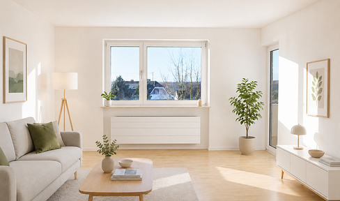 Attractive 3-room apartment with a south-facing balcony, located in a quiet area of Dreieich-Götzenhain.