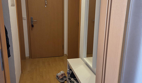 2-room apartment with balcony in Augsburg-Haunstetten.