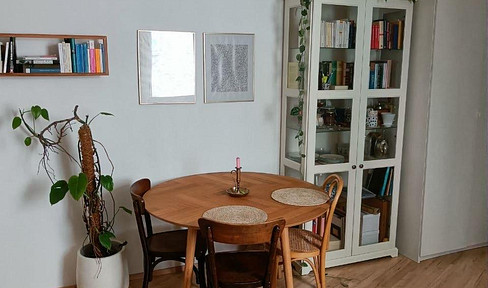 Modernized studio apartment in a quiet courtyard near Goetheplatz.