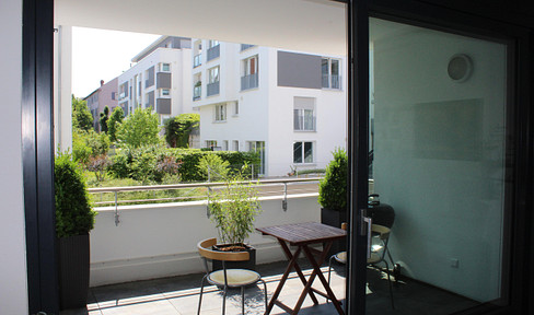 FEE-FREE! Modern 73m² loft apartment in Stuttgart-Nord with balcony + garage.