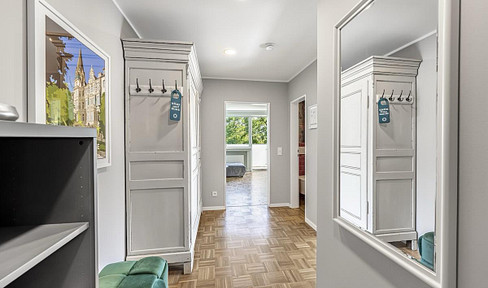2-room apartment, fully furnished, all-inclusive rent, located in Unterbilk, Düsseldorf.