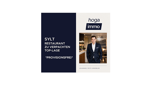 Restaurant for lease on Sylt | Prime location in List | NO COMMISSION FEES.