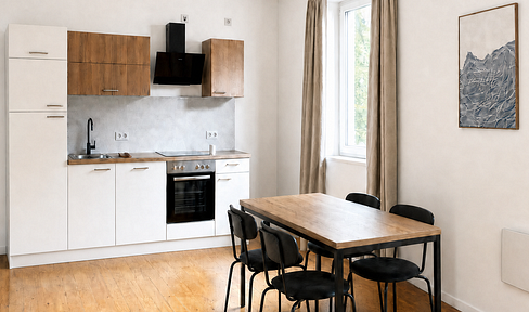 Stylish 2-room apartment in Nuremberg – newly renovated, available immediately.