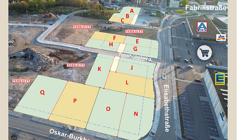 Building plots, ready for immediate development, for sale in a central location!