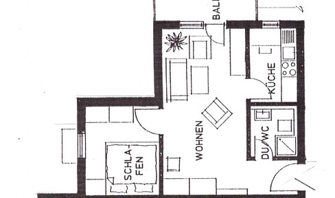 Two-room apartment for rent in 72622 Nürtingen - Zizishausen.