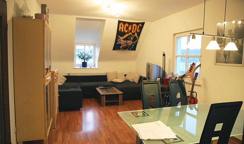 2-Zi.-DG-Wohnung mit Blick auf die Burg