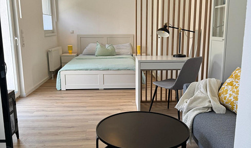 Voll möbliert: Brandneue, liebevoll eingerichtete Wohnung mit großer Terrasse und Garten in Dresden