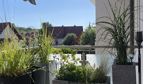 Modernized 3-room apartment in Ettenheim, available without agency fees.