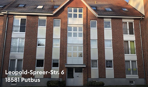 Sonnige Erdgeschosswohnung in Putbus mit Balkon und Einbauküche