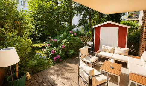 Zentrale & ruhige Wohnung mit Garten mitten in Hamburg