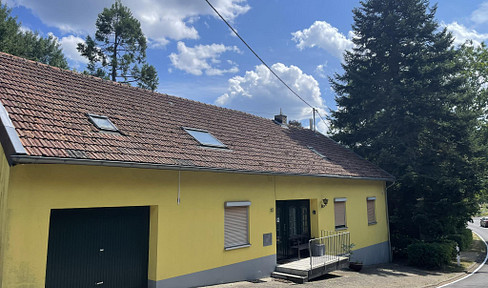 House in a secluded location with a large plot of land and 2 apartments.