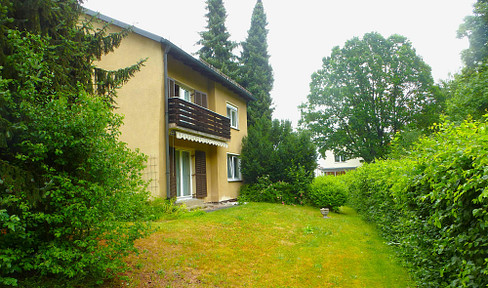 Well-maintained single-family house with a large garden.