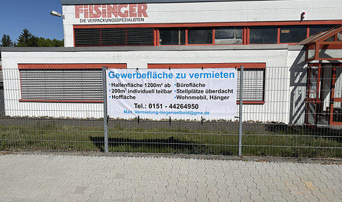 Lager/ Produktionsflächen ca. 1400 m2 mit Büro / teilbar