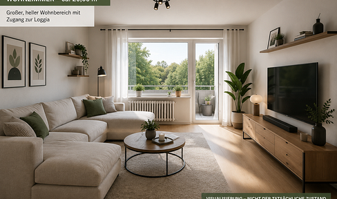 3-room apartment with balcony in Bremen-Osterholz – no commission fees.