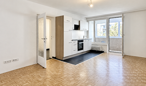 Pärchen-Hit Erstbezug, Innenhof-Grünruhelage, 350m zur U3: moderne 3-Zimmer, XXL-Regendusche, Loggia