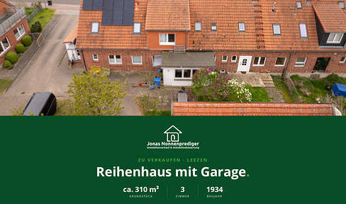 Reihenmittelhaus mit Garage und Garten - für den Käufer provisionsfrei