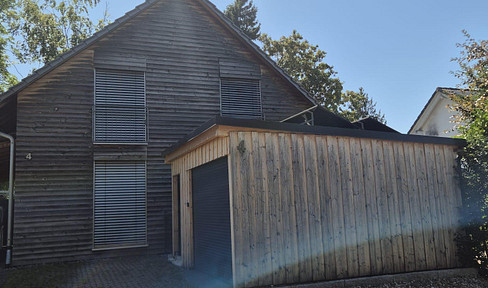 Eco-friendly wooden house in the Hegau region: A unique retreat for your family!
