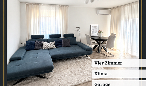 Provisions- & bezugsfrei: Sanierte 4-Zimmer Wohnung mit Klima & Garage