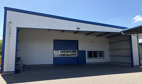 Moderne Lagerhalle 360 m² + 87 m² überdacht | Werneuchen