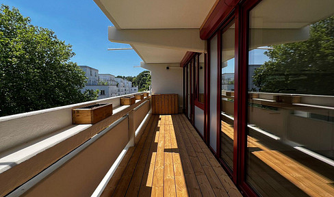 Vollsaniertes Design-Apartment mit Parkzugang am Olympiapark, Klimaanlage, Barrierearm